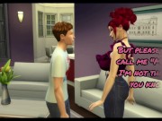 Preview 1 of Boyfriend Cheats with Girlfriend's Shemale Mom