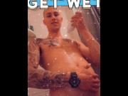 Preview 2 of Young dutch stud showering and playing