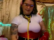 Preview 1 of Smoking Latex Femdom Nurse POV SPH Sissy Humiliating Facesitting Pussy Fingering JOI