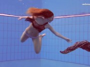 Preview 4 of Three girls with Matrosova in swimming pools