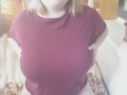 Preview 1 of Morning masturbation from a girl with big boobs