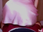 Preview 2 of Stepsis Gives Lap Dance with Sex in Satin Dress and Leaves Me Wanting More Before Bedtime