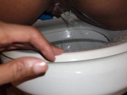 Preview 6 of Ebony milf Sluthead takes a piss in someone's hand