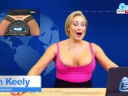 Preview 3 of Camsoda - Big Tits MILF Ryan Keely Enjoys Sybian While Reading The News