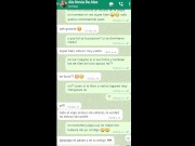 Preview 1 of mensajes de whatsapp con la novia de mi amigo