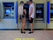 Preview 2 of Gambling with my wife (bank ATM at 3 AM)