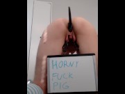 Preview 5 of Pig shaking its ass and pussy