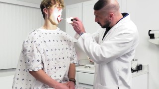 Doctor Tapes - Fit And Sexy Doctor Sticks In His Hard Cock Into Patient And Injects Him With Protein