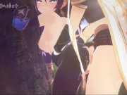 Preview 1 of Genshin Mona and Aether making love