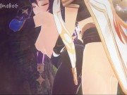 Preview 4 of Genshin Mona and Aether making love