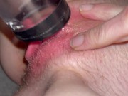 Preview 6 of Clit sucked by vacuum cleaner in clear tube