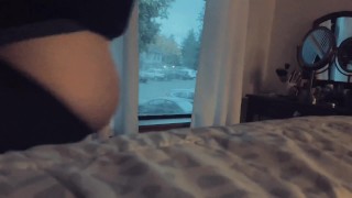 Amateur Wife Huge Booty Window Flasher