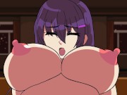 Preview 3 of Friday Night Funkin Animation Yuri and Senpai Having Hard Sex CREAMPIE CUM INSIDE