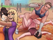 Preview 6 of Futadom World FutaDomWorld Goddess Day Downtown | Futa game | muscular trap