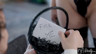 BIG TIT Blonde has Intense Cowgirl Female Orgasm in Paris
