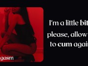 Preview 1 of I'm a little bitch, can I cum again? Please... Erotic audio story.