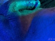 Preview 1 of (ASMR) Rough oiled & wet closeup ball play massage with huge cumshot / male solo breathing moaning