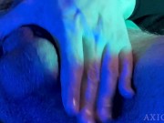 Preview 3 of (ASMR) Rough oiled & wet closeup ball play massage with huge cumshot / male solo breathing moaning