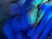 Preview 6 of (ASMR) Rough oiled & wet closeup ball play massage with huge cumshot / male solo breathing moaning