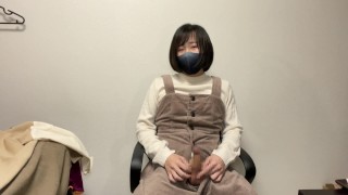 Japanese Sissy fucked back and orgasming anal sex video【crossdresser 女装 女性向け】