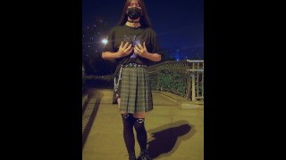 Crossdresser // This School Girl Has A Dick