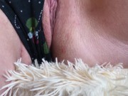 Preview 1 of First Female Anatomy Lesson from My New StepSis. Touch Her Clit. Close-Up.