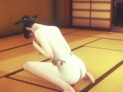 Preview 3 of Demon Slayer Hentai - Shinobu Kocho dildo and fucking in tatami