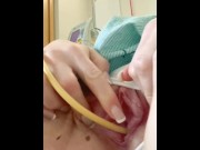 Preview 6 of Hospital Bed Masturbation Part 2 - Playing With My Pussy & Breasts Compilation