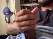 Preview 4 of Stroking my dick till I cum twice
