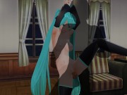 Preview 3 of 3D HENTAI Bound Hatsune Miku gets fucked
