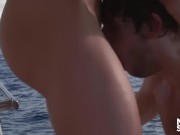 Preview 4 of Rimming ass ravaged gay jock relishes anal pleasure and cumshot aboard yacht