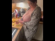 Preview 6 of boobs in the kitchen