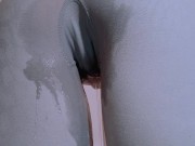Preview 5 of Pissing in leggings💦. Close-up