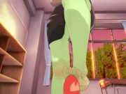 Preview 1 of Feet POV Hentai Shego aka Miss Go Gives You After School Lessons! Kim Possible