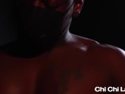 Preview 5 of Black hunk Marcel Eugene barebacks handsome gay Seth Santoro
