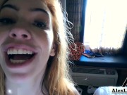 Preview 1 of Sexy Busty Redhead Takes Stranger Back to Her Hotel Room To Suck & Fuck Him!