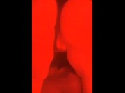 Preview 2 of RED lights district. Raw  stripper sex part 1