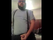 Preview 1 of Fully clothed fat arab masterbating