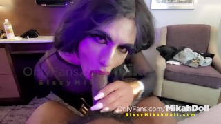 Teen Trans Fucks Dragon Dildo And Cums