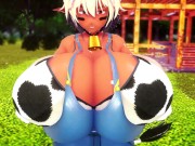 Preview 1 of Imbapovi - Cathyl Milky Breasts Expansion