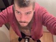 Preview 3 of Sam Samuro - Cuming  3 Times while Fucking my Door Mounted Toy-Pussy