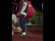 Preview 4 of I was jacking off at the park and got caught so he wanted his dick sucked