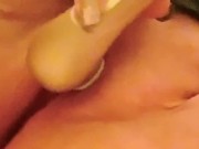 Preview 5 of CurvyWife is a horny slut plays with her pussy again