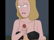 Preview 6 of Rick and Morty - A Way Back Home - Sex Scene Only - Part 47 Beth Handjob By LoveSkySanX