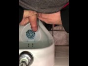 Preview 3 of Pissing and Cumming Into A Urinal In A Public Washroom At A Dairy Queen Restauraunt