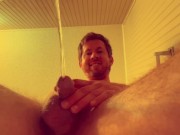 Preview 6 of Peeing Naked in a Toilet with Camera Between Legs Under Penis and Scrotum