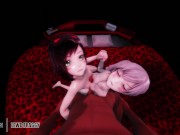 Preview 1 of RWBY - Ruby & Weiss Double BJ [4K MMD R18 HENTAI]