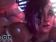 Preview 3 of Cyberpunk 2077 Sex Episode - Anal Sex with Judy Alvarez, 3D Animated Game