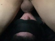 Preview 3 of Milf Submissive Slave Uses Her Cock Sleeve to Get Throat Pied in this Hardcore sloppy Deep throat