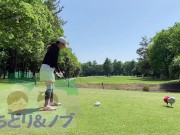 Preview 6 of A beautiful Japanese woman is playing golf with a super mini skirt where you can see pure white pant